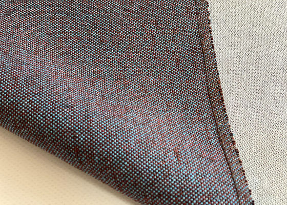الكتان مثل النسيج المصبوغ العادي غطاء أريكة النسيج مصنع الصين نسيج مصبوغ بالغزل 100٪ بوليستر الكثير من الألوان