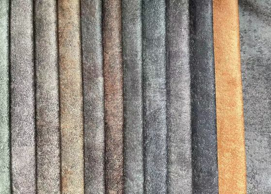 مطبوعة قماش من جلد الغزال أريكة المنسوجة 100 نسيج بوليستر من جلد الغزال