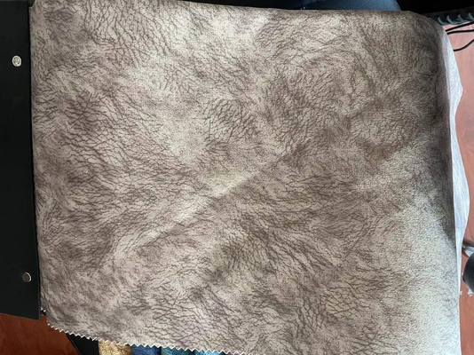 عادي مطبوعة نمط نسيج أريكة من جلد الغزال للأثاث